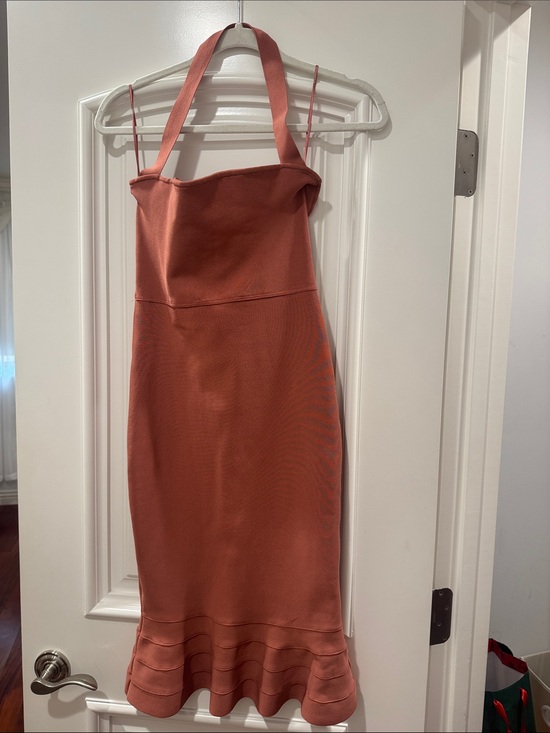 donnie pardieu Dresses & Skirts - Strap Midi Dress in Terracotta